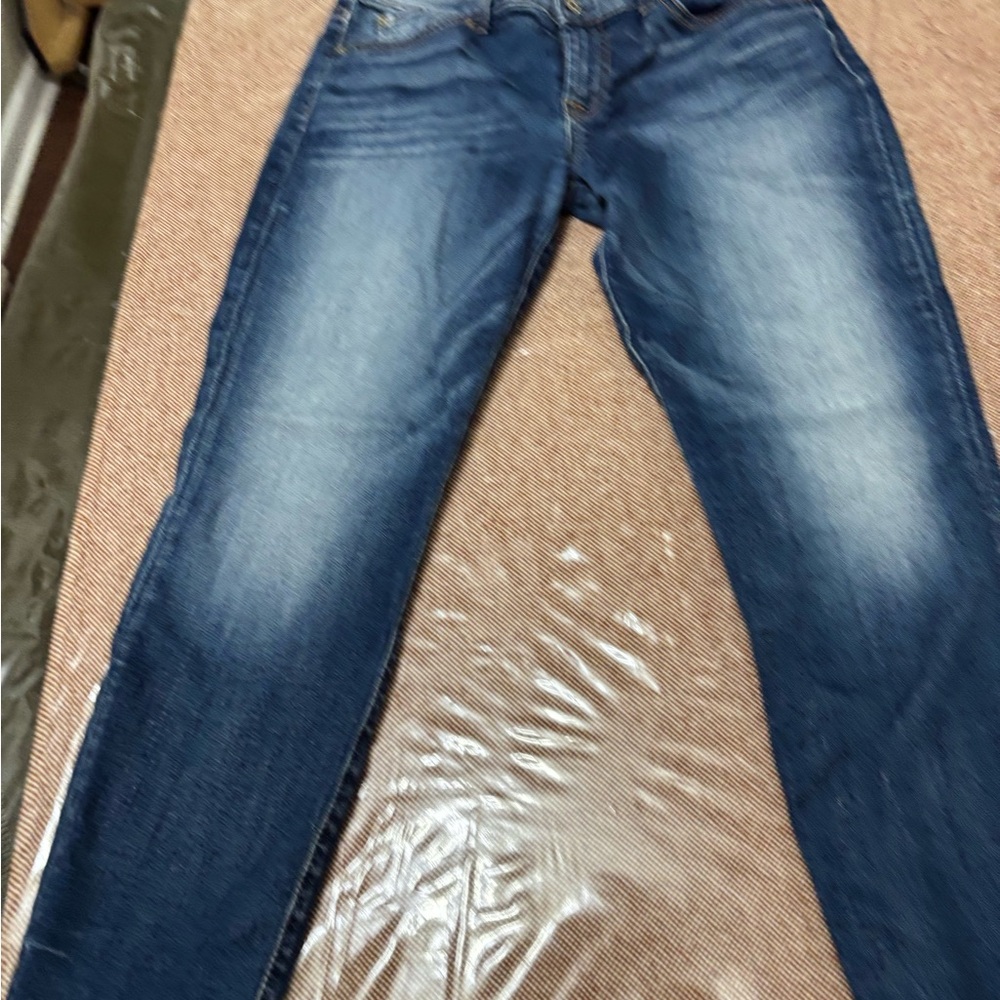Free People Dark Blue Skinny Jeans - Picture 1 of 7
